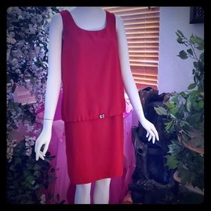 💃 RED ZIP UP POWER DRESS 💃